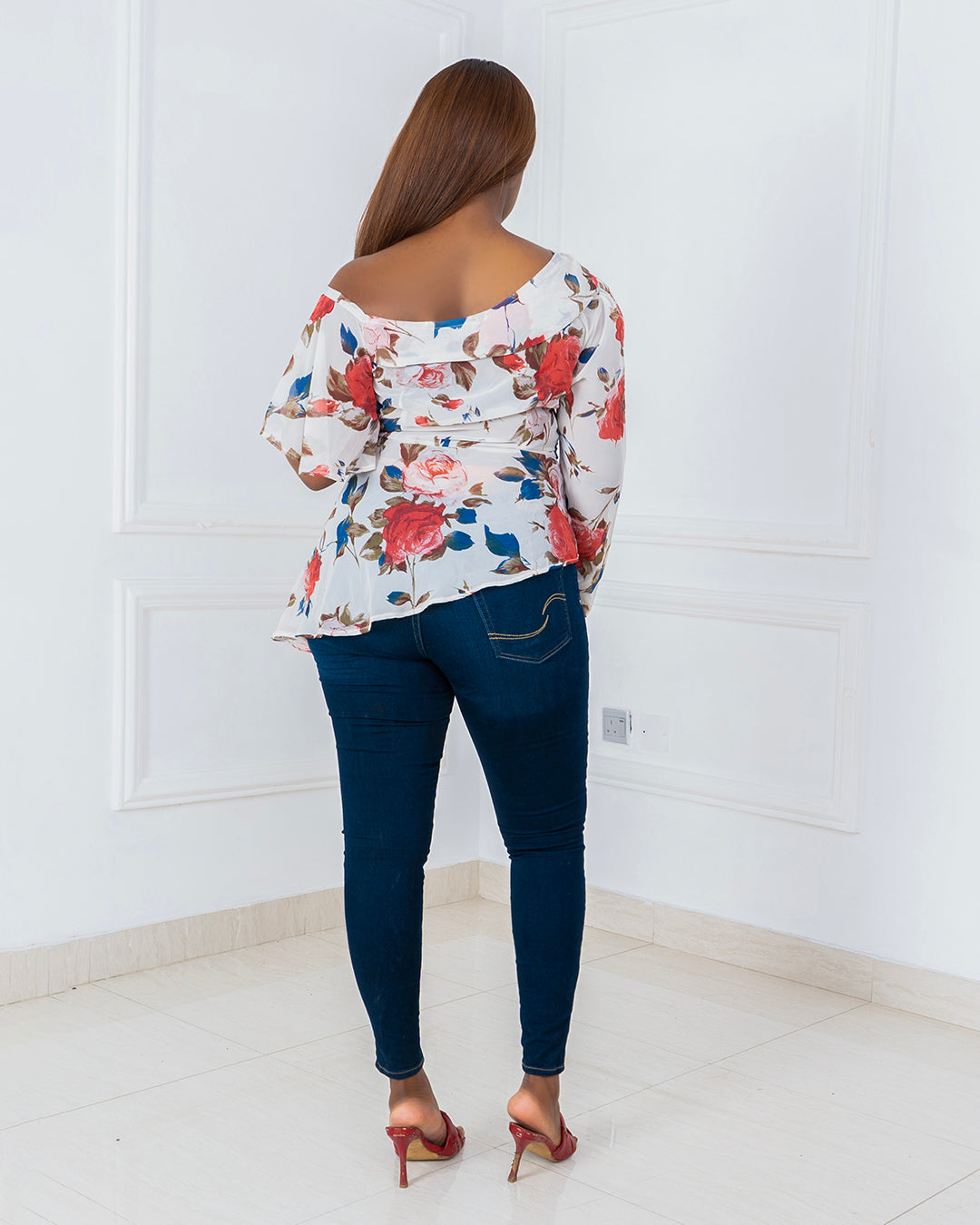 Mismatched Sleeves Blouse