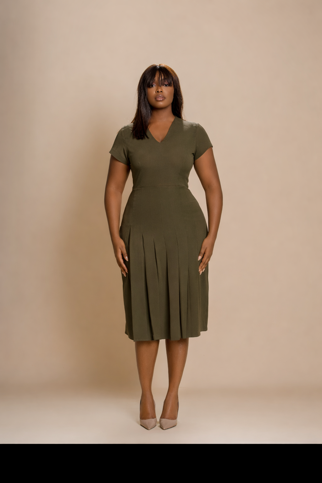 Bloom Pleat Dress