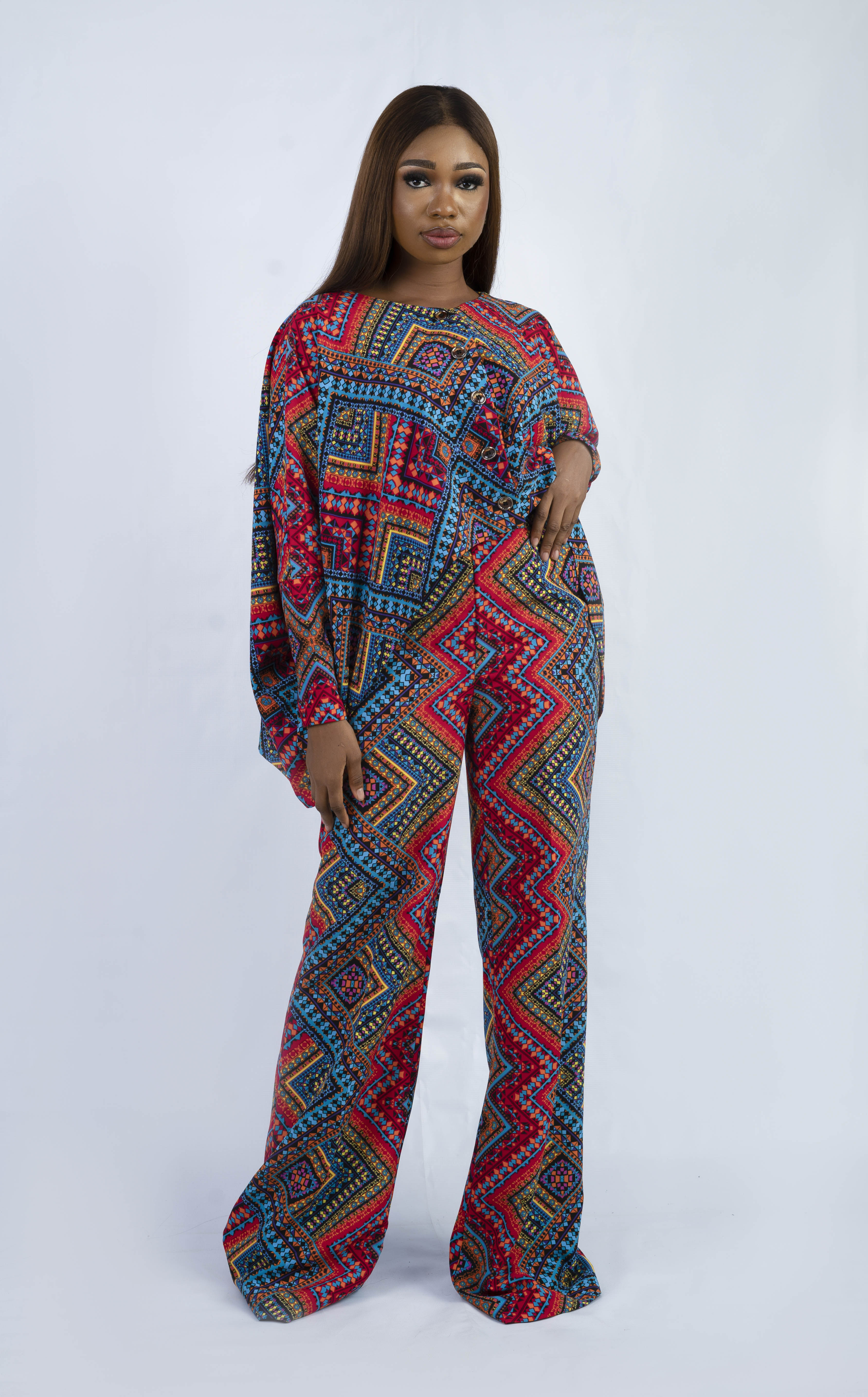 Poncho Pants Set