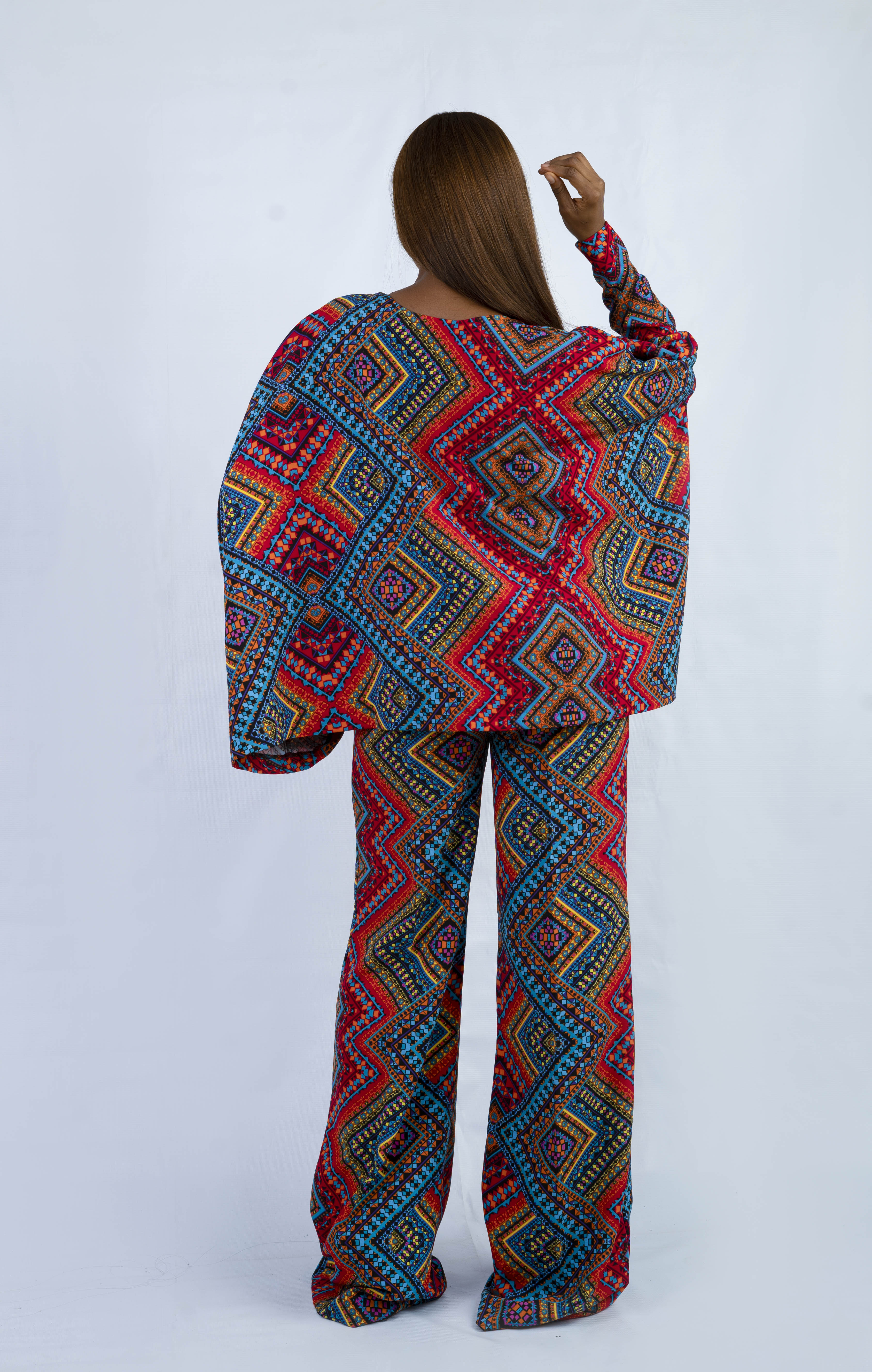 Poncho Pants Set