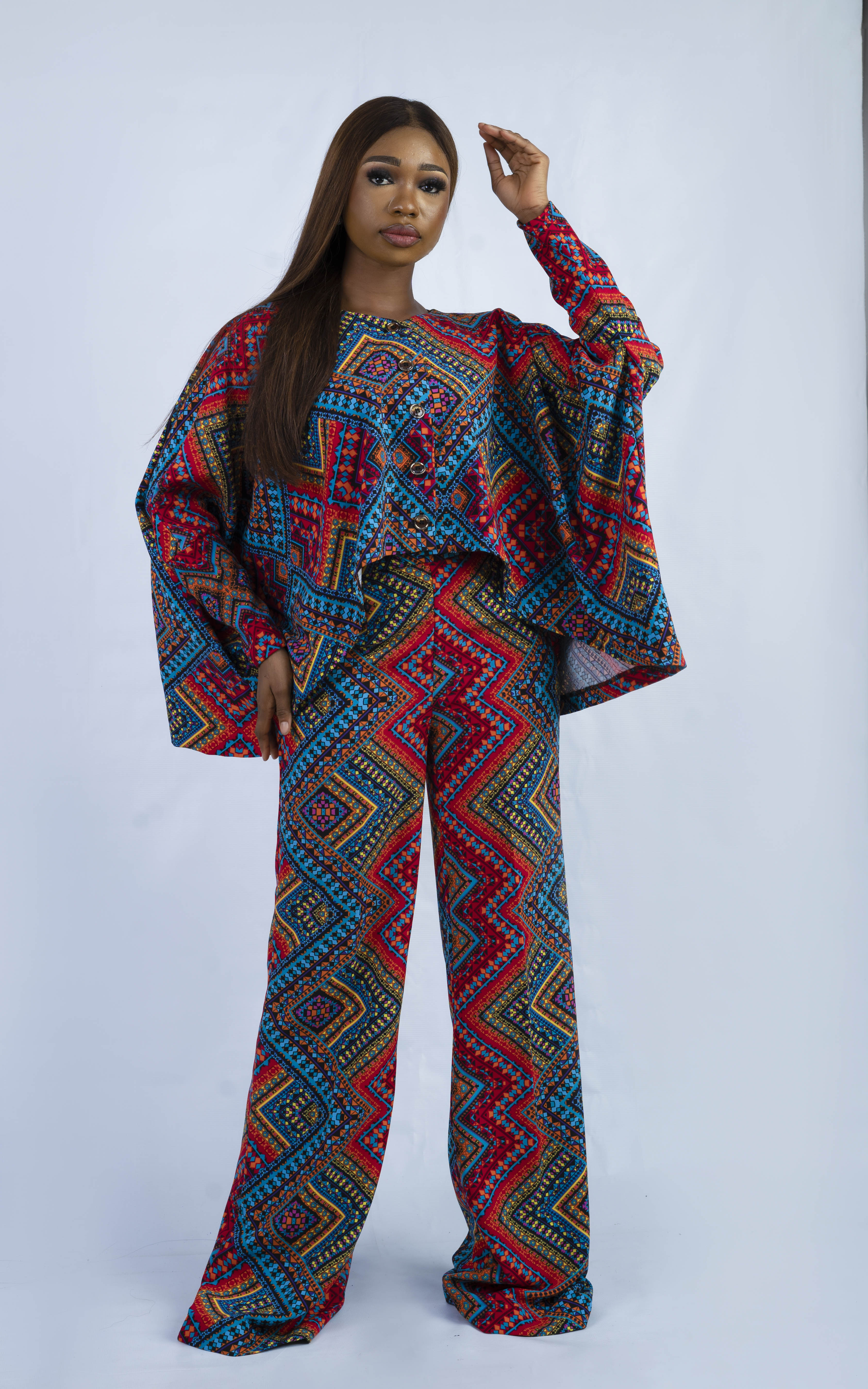 Poncho Pants Set