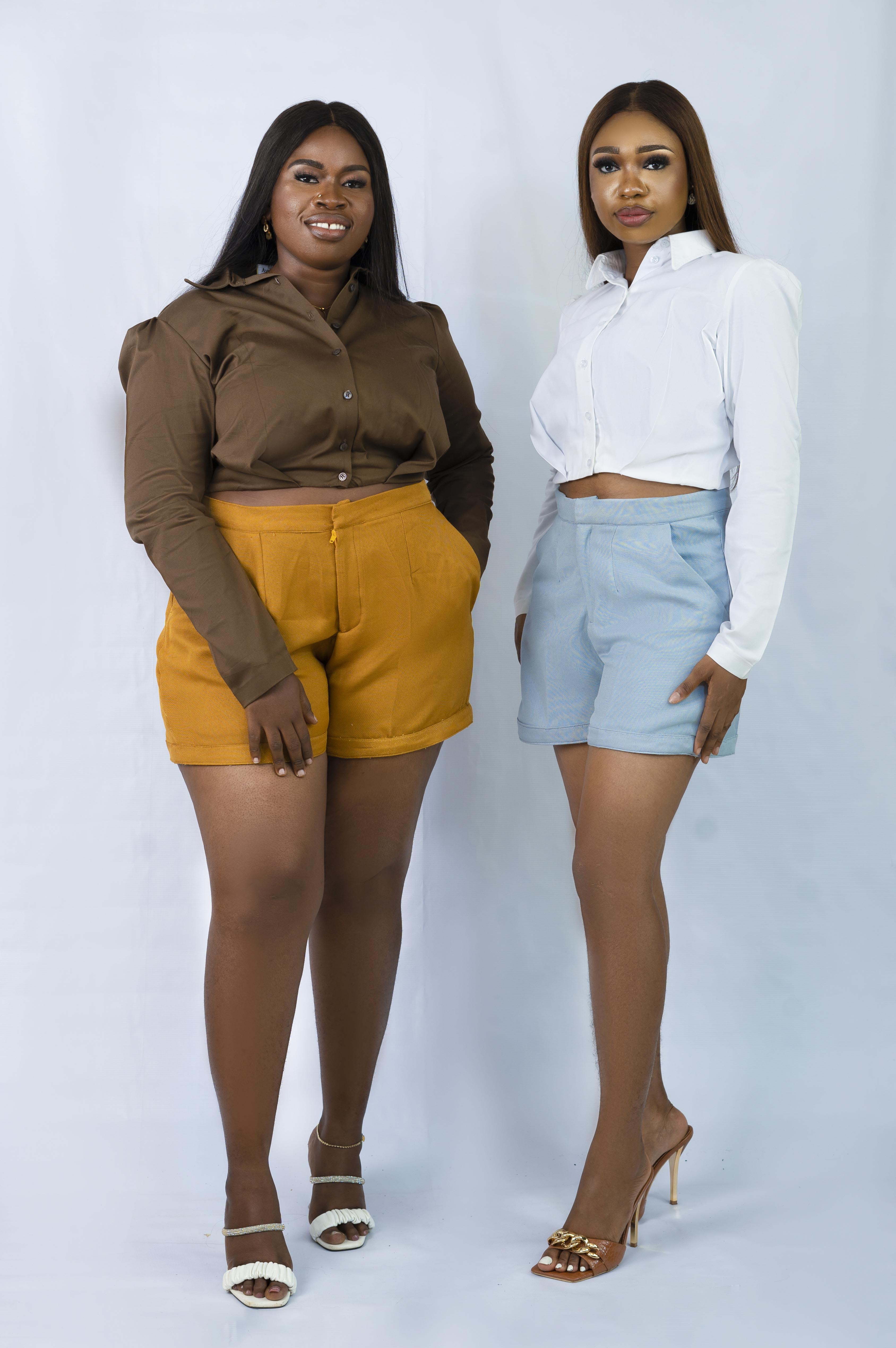 Structured Shorts (Powder, Fire, Sand)