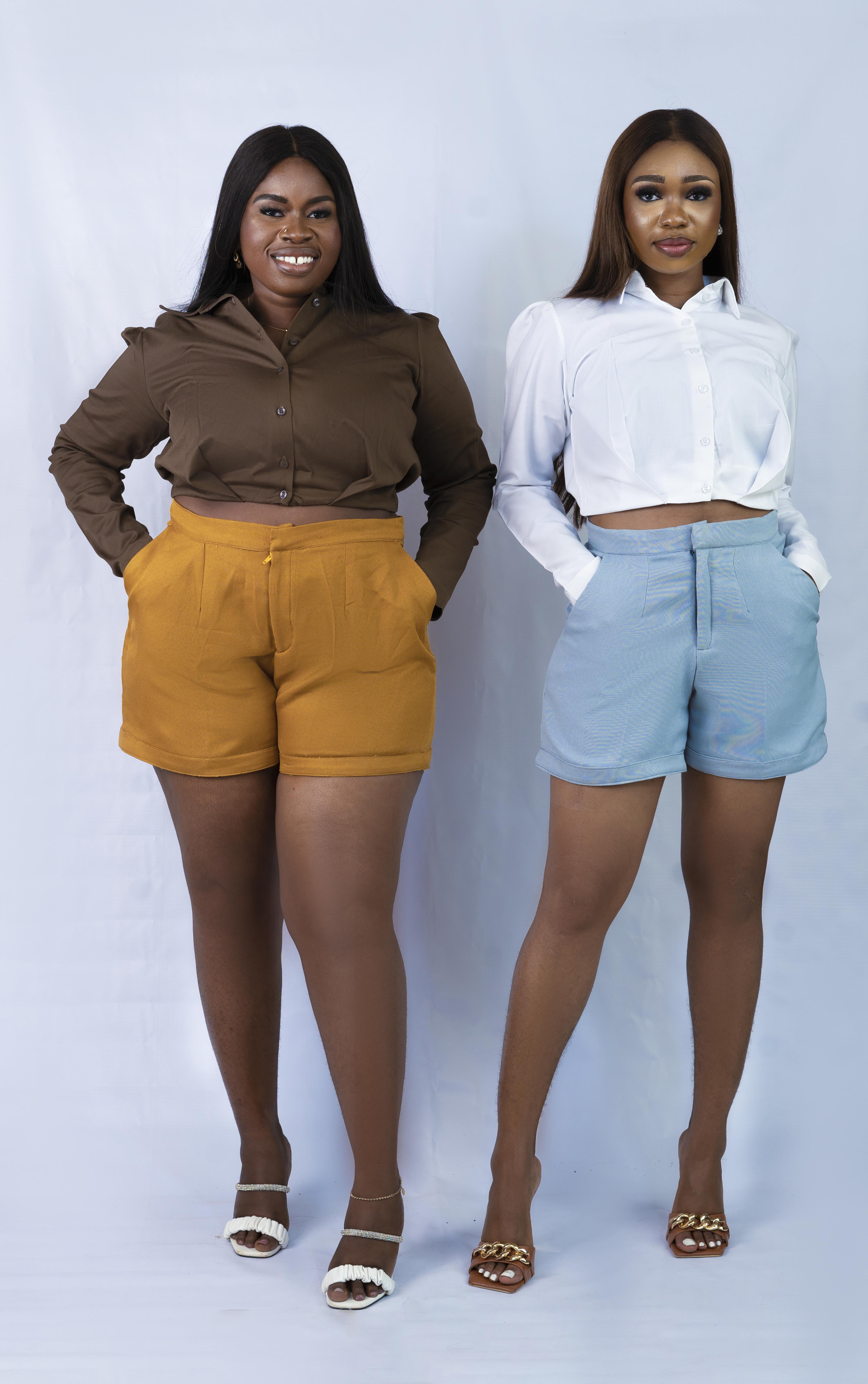 Structured Shorts (Powder, Fire, Sand)