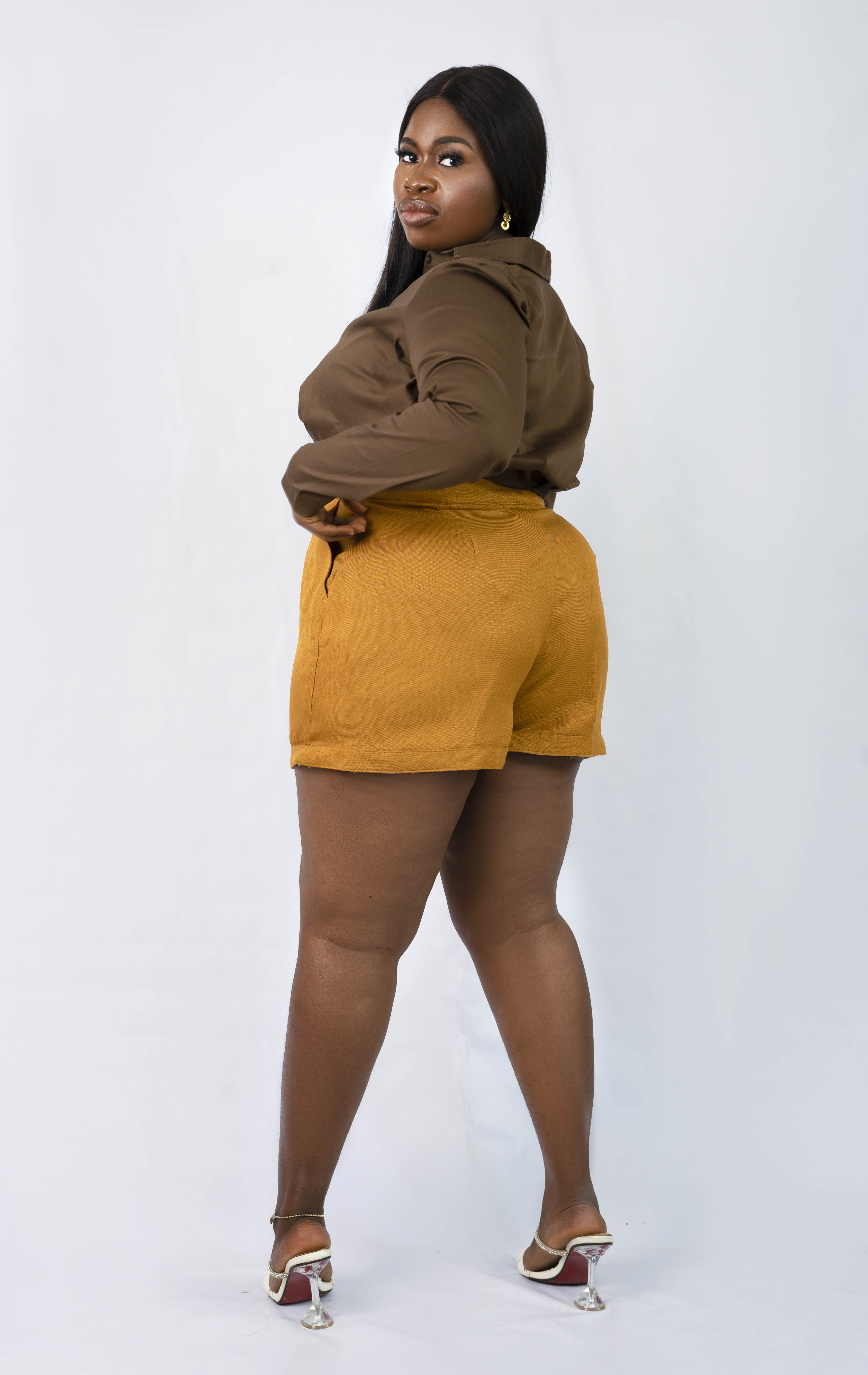 Structured Shorts (Powder, Fire, Sand)