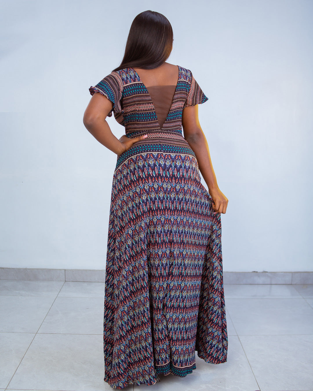 Vneck Maxi Dress