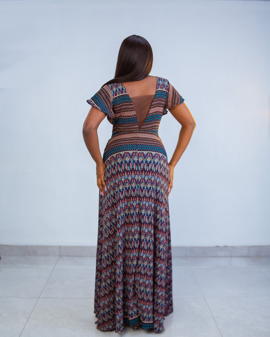 Vneck Maxi Dress