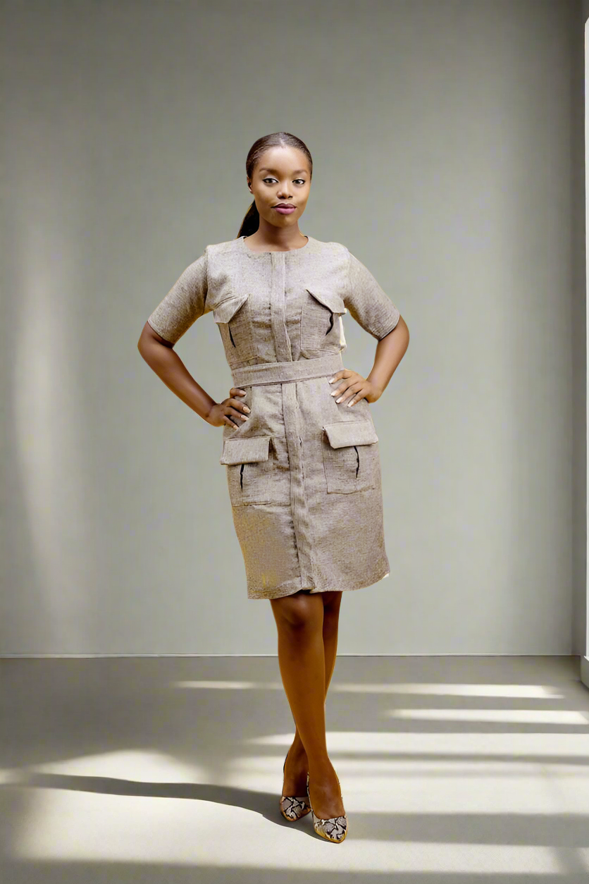 The Brown Cargo Dress