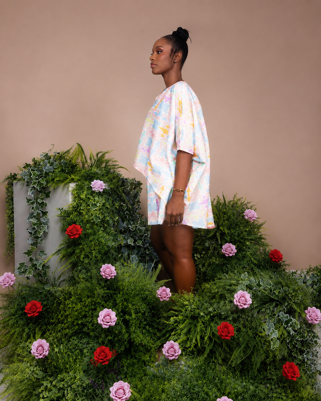 Ivy Poncho Shorts Set