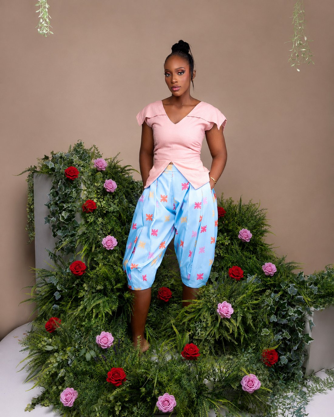 The Bloomer Long Shorts Set