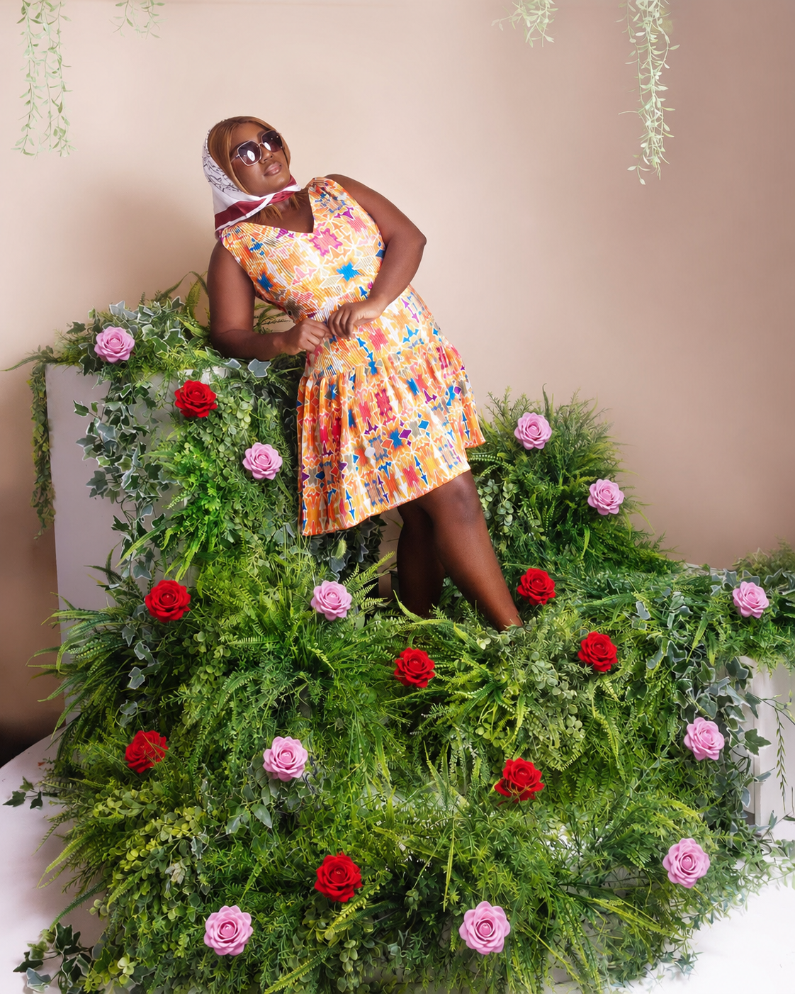 Full Bloom Mini Dress