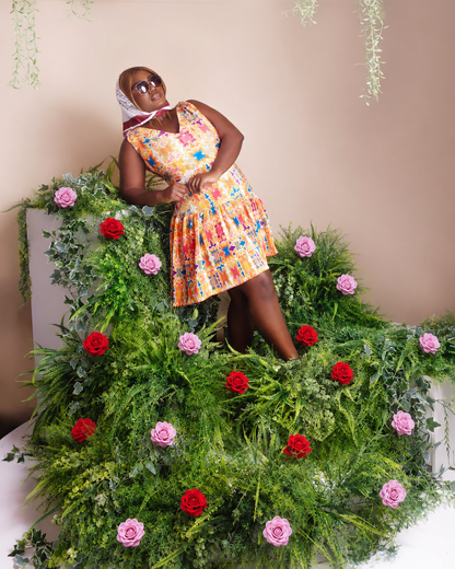 Full Bloom Mini Dress