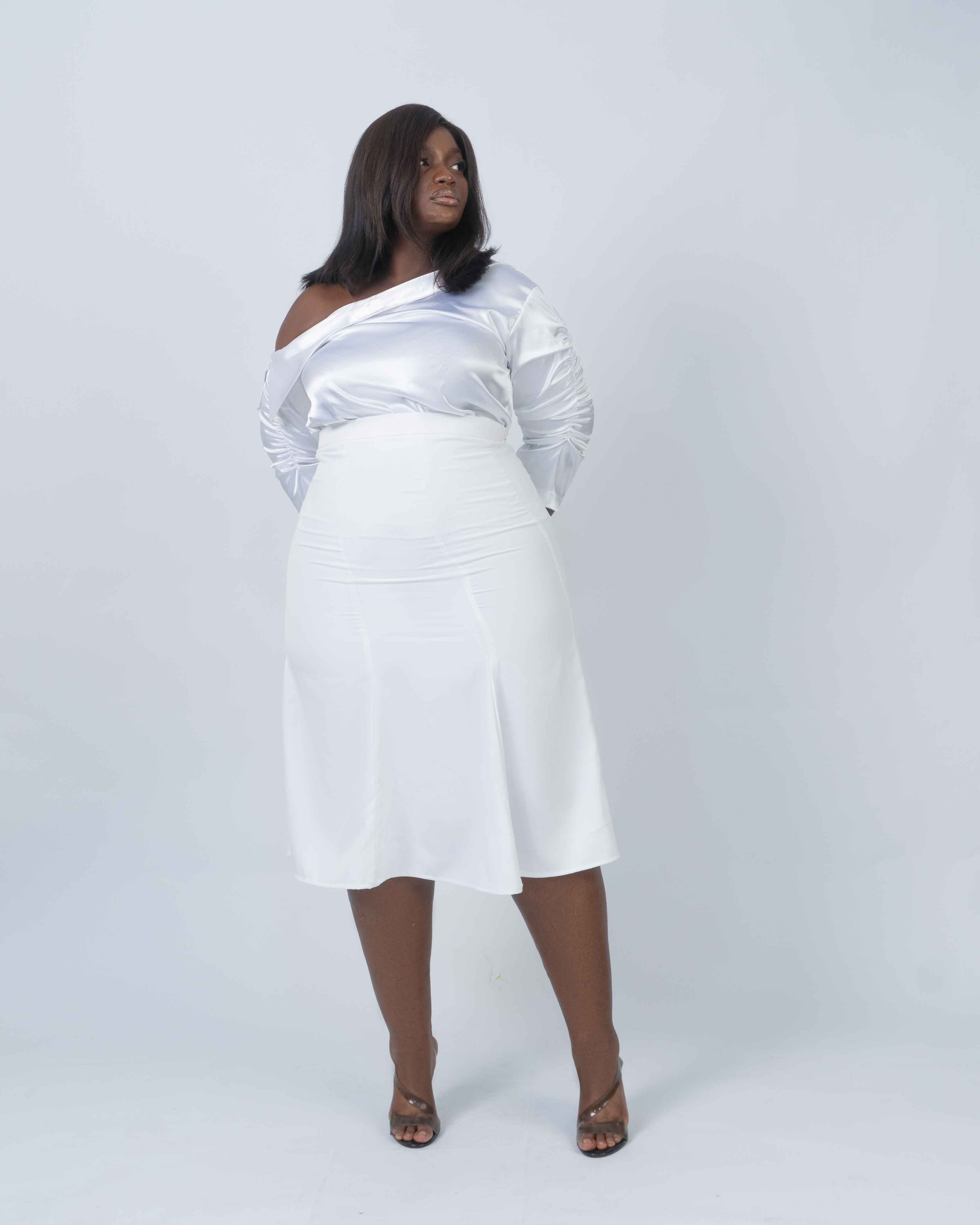 Monotone Skirt Set