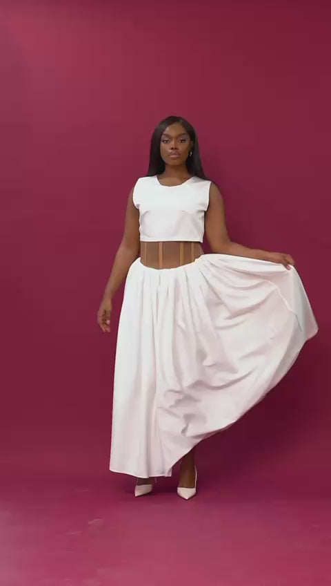 Pop Over Corset Gown