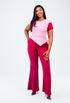 Two piece bell pants set for the stylish woman