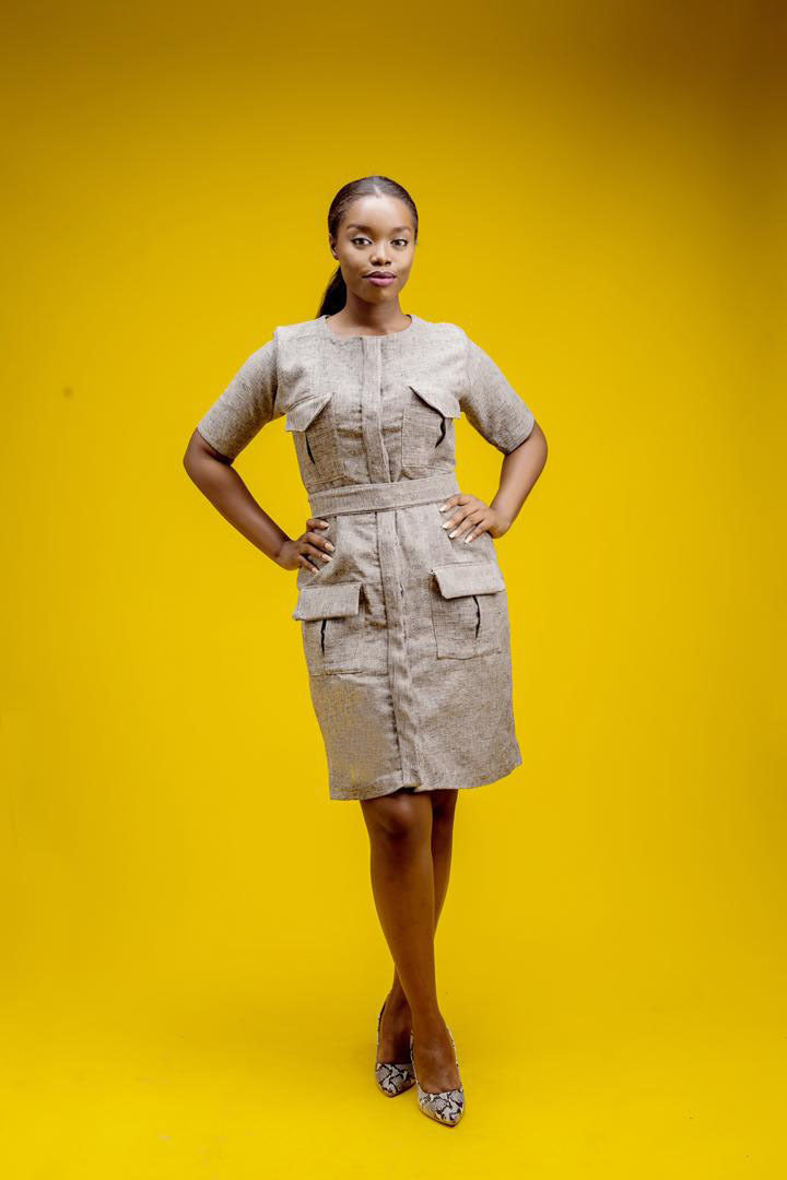The Brown Cargo Dress