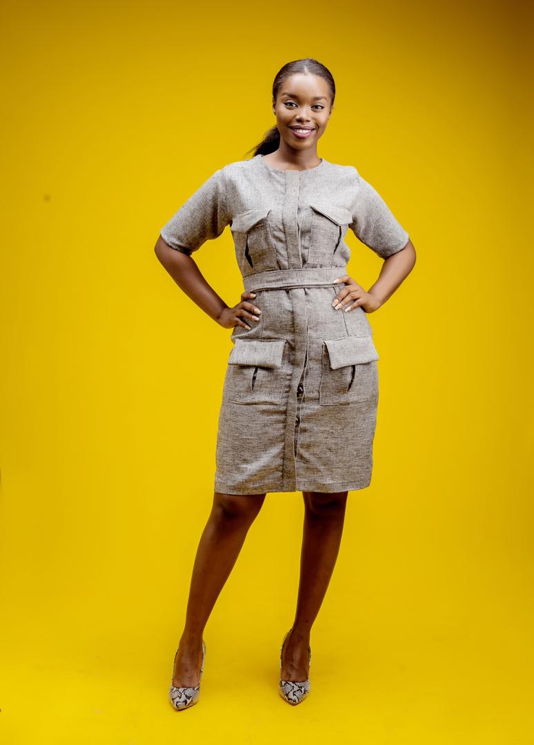 The Brown Cargo Dress